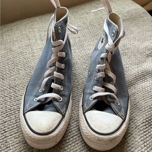 Converse Classic Blue High-Top Sneakers Size 4.5